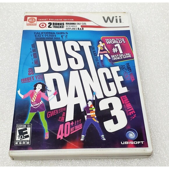 Just Dance 3 Nintendo Wii 2011 Complete in Box w Manual Tested Party Game - Picture 1 of 10